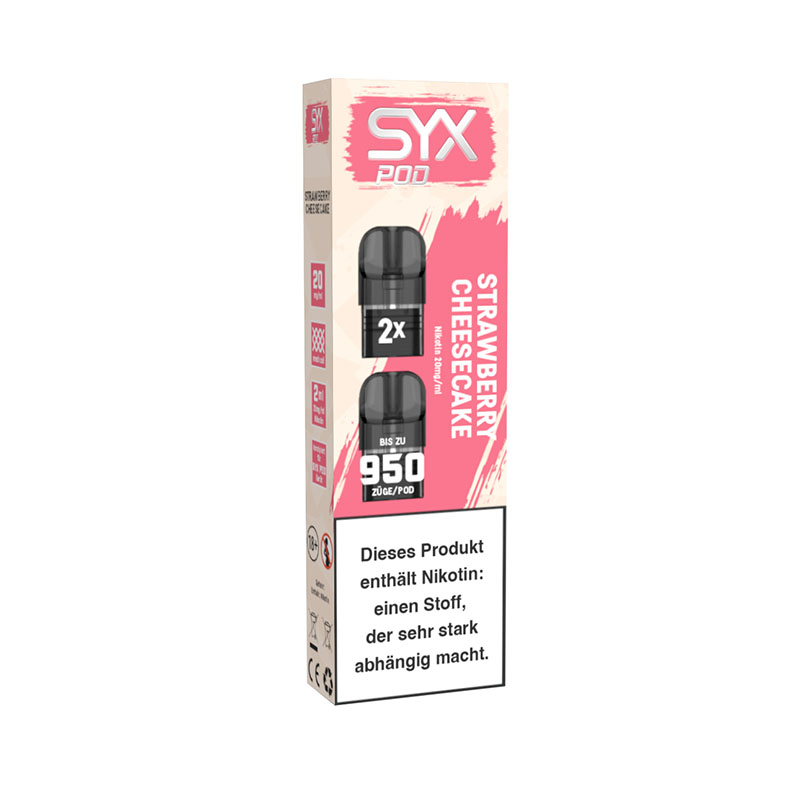 Syx Pod Strawberry Cheesecake 20mg Prefilled Pods