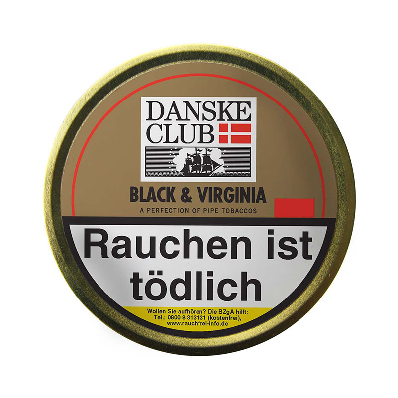Danske Club Black & Virginia Pfeifentabak Dose