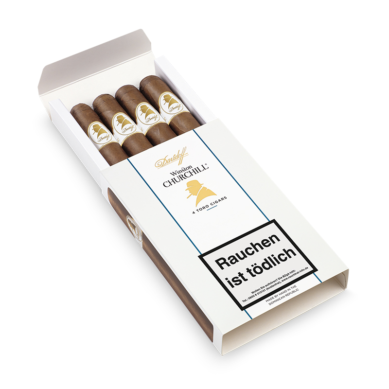Davidoff Winston Churchill Toro Zigarren Schachtel