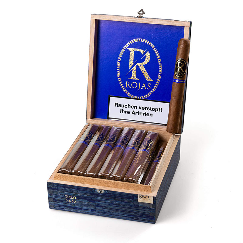 Rojas Bluebonnet Toro Zigarren Kiste offen