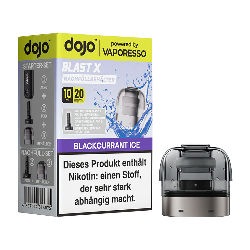 Dojo Blast X Refill Container Blackcurrant Ice 20mg