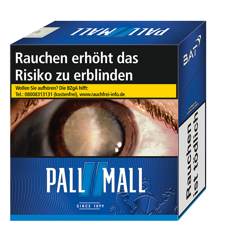Pall Mall Blue Hercules Zigaretten Schachtel