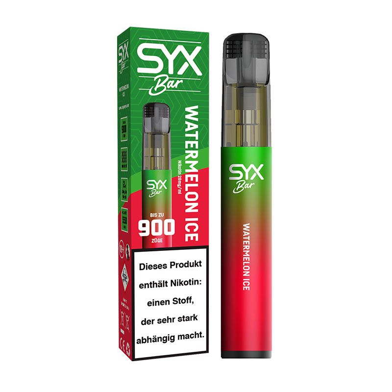 Syx Bar Watermelon Ice 20mg Einweg E-Zigarette