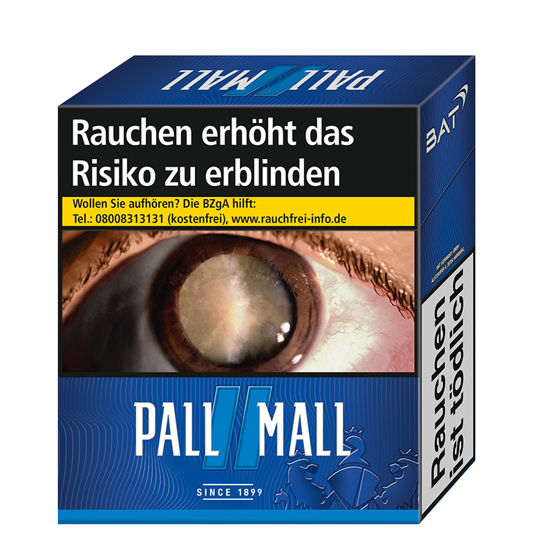 Pall Mall Blue Super Zigaretten Schachtel
