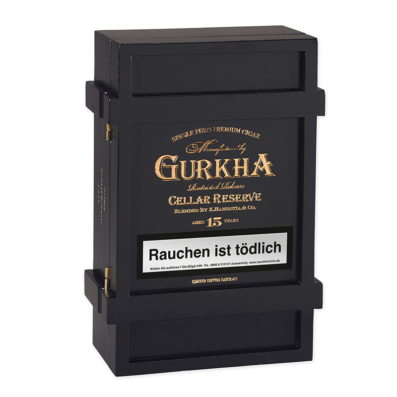 Gurkha Cellar Reserve 15 Years Limited Solara Zigarren Kiste Closed