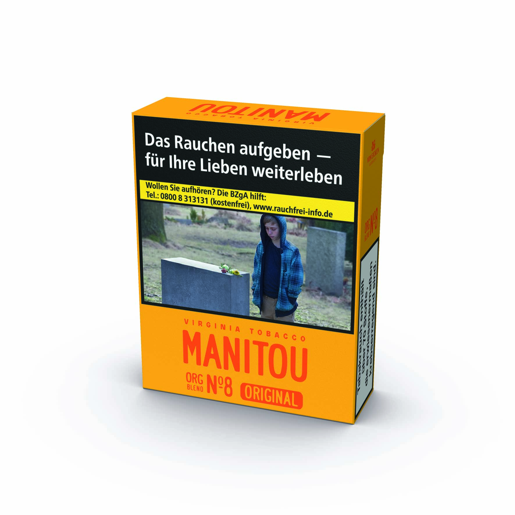 Manitou No.8 Gold Big Pack Zigaretten Schachtel