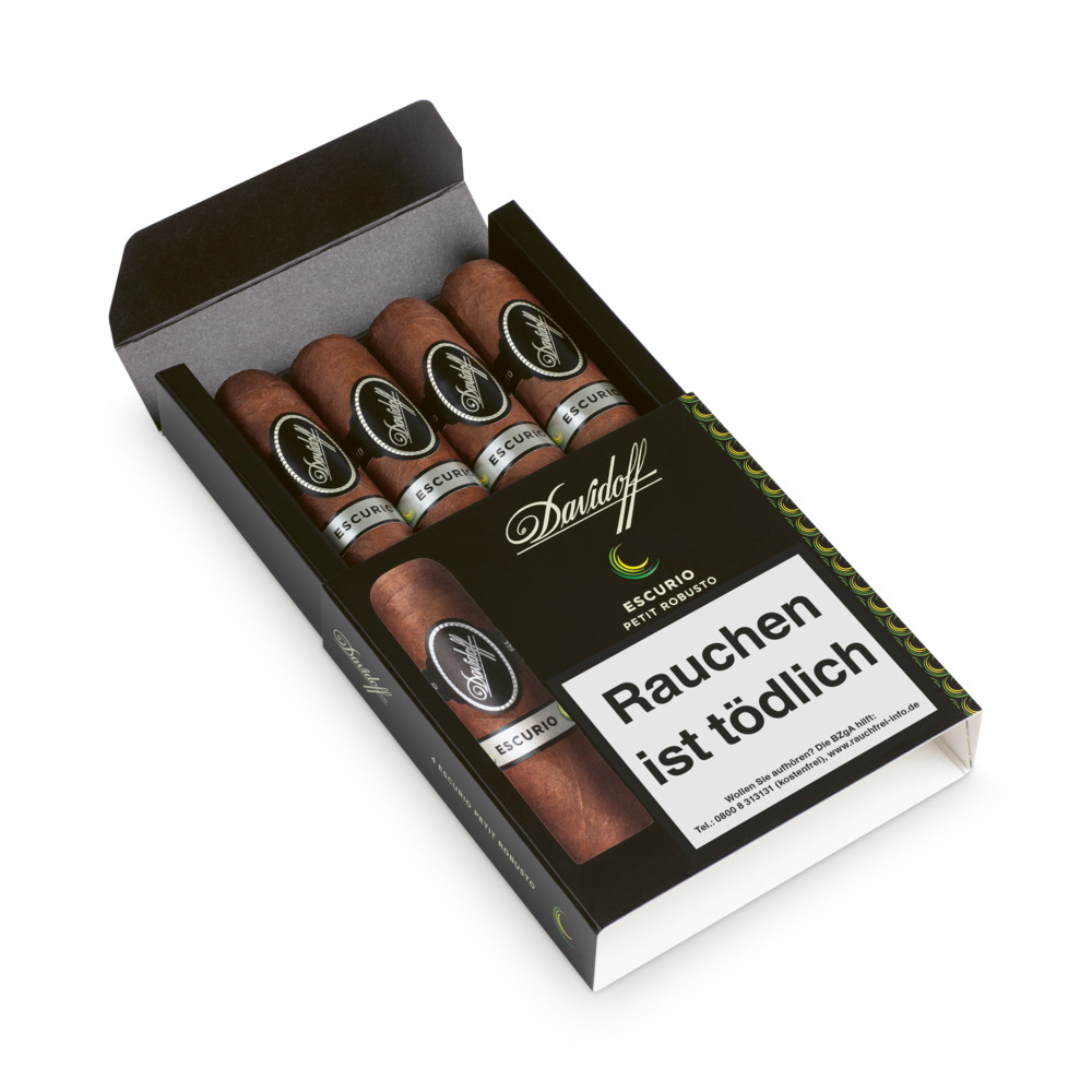 Davidoff Escurio Petit Robusto Zigarren 4er Schachtel