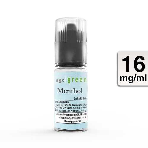 E-Liquid Ego Green Menthol 16 mg