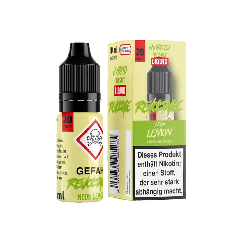 Revoltage Hybrid Nikotinsalz Liquid Neon Lemon 20mg
