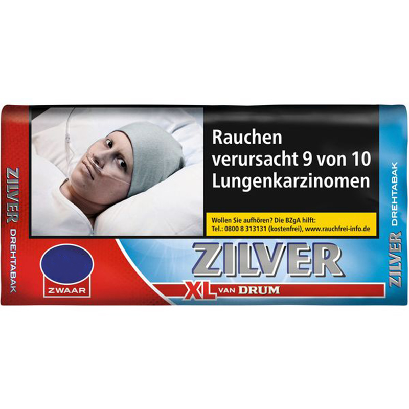 Zilver XL Tabak Pouch