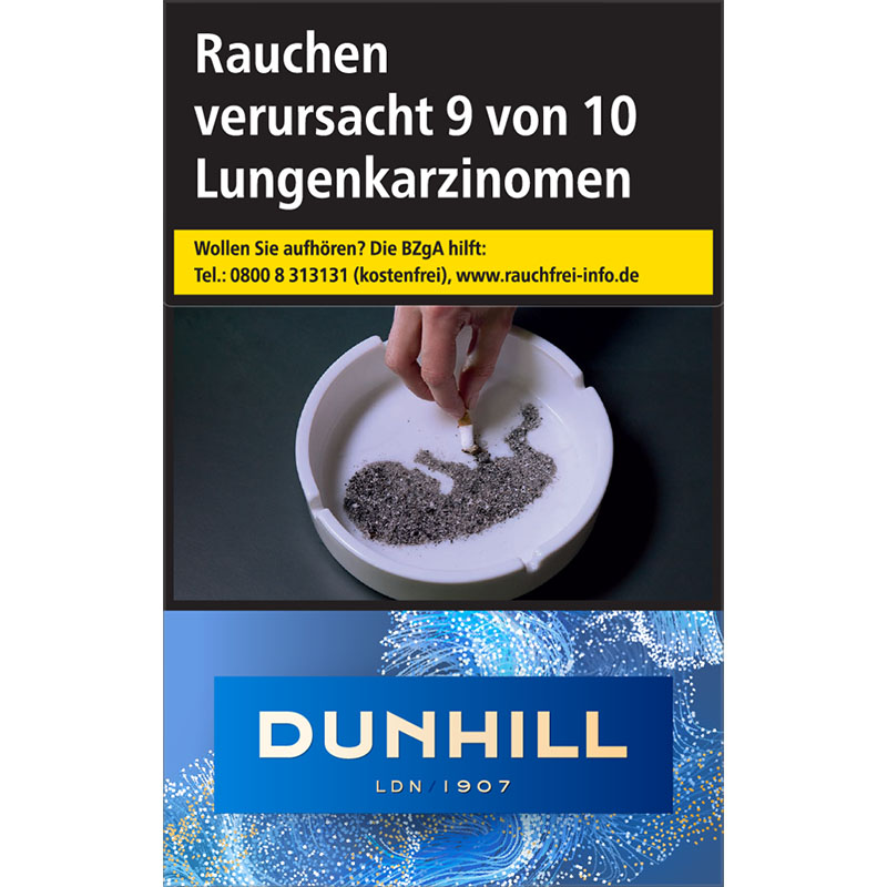 Dunhill Blue Original Pack Zigaretten Schachtel
