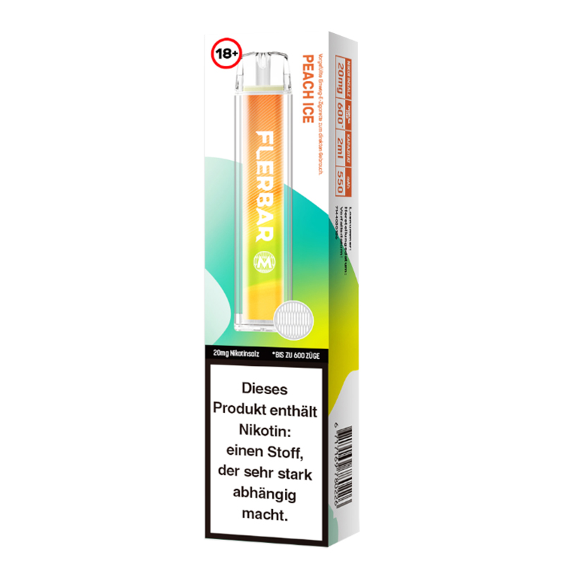 Flerbar Peach Ice 20mg Einweg E-Zigarette