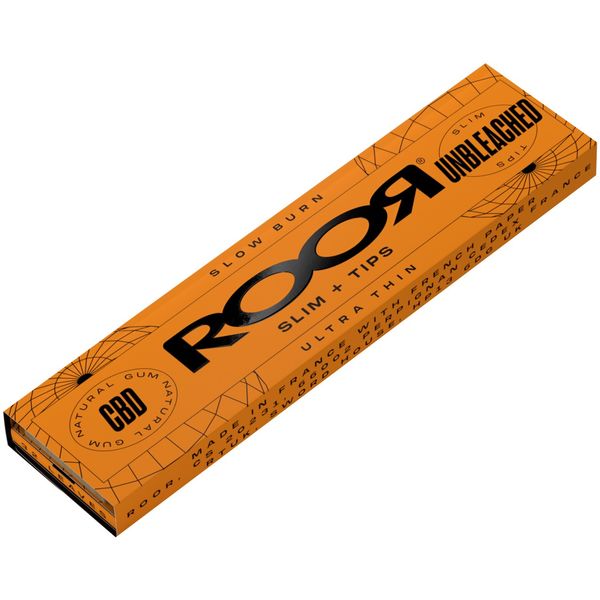 Roor Unbleached Slim + Tips Packung