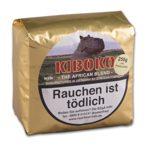 Kiboko The African Blend Pfeifentabak Beutel