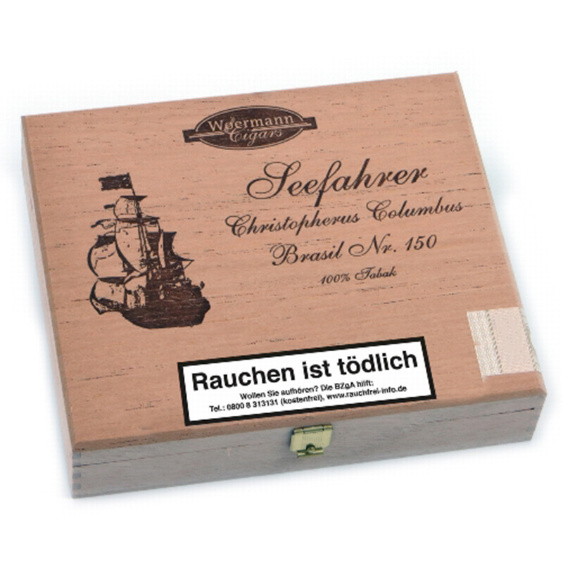 Seefahrer Columbus No. 150 Brasil Zigarren Kiste