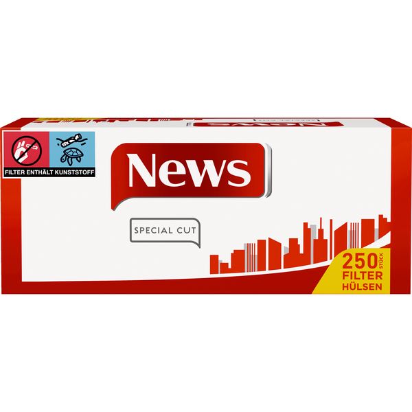 News Red FilterHülsen Packung
