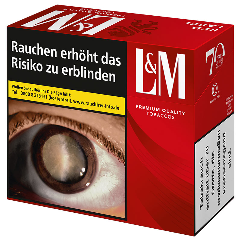 L&M Red 9XL Zigaretten Schachtel