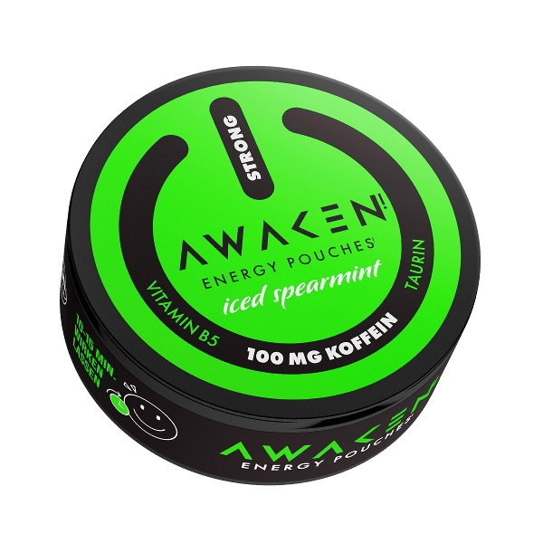 Awaken Energy Pouches Iced Spearmint Dose