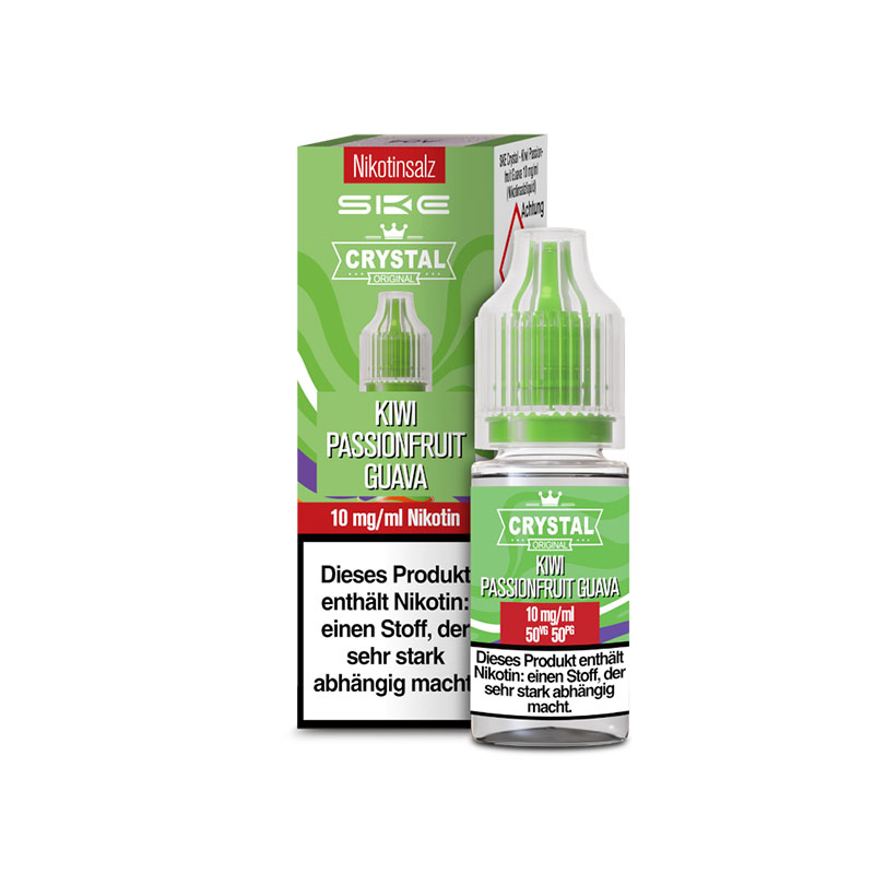 SKE Crystal Liquid Kiwi Passionfruit Guava 10 mg