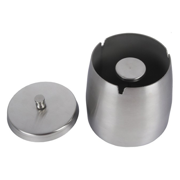 Windascher Edelstahl chrom gebürstet 11cm offen