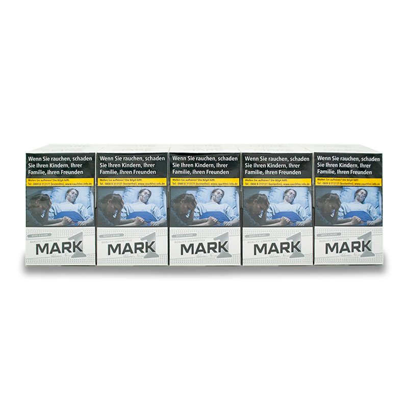 Mark Adams No. 1 White & Silver Original Pack Zigaretten Stange