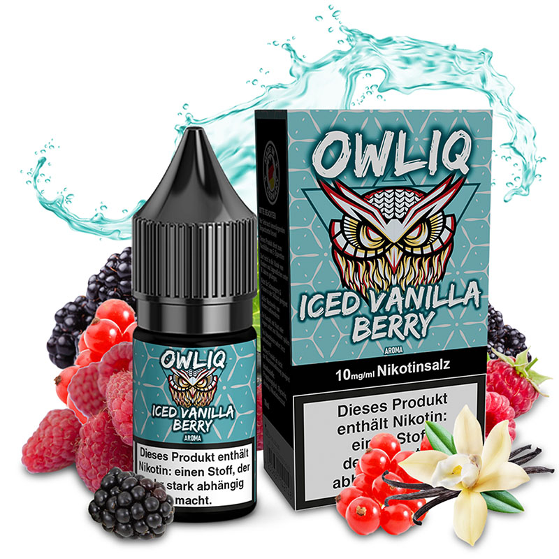Owliq Iced Vanilla Berry 10mg Nikotinsalz Liquid
