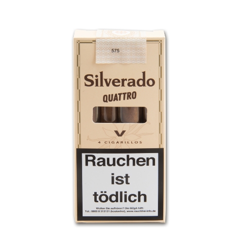 Silverado Quattro Vanilla Zigarillos 4er Packung
