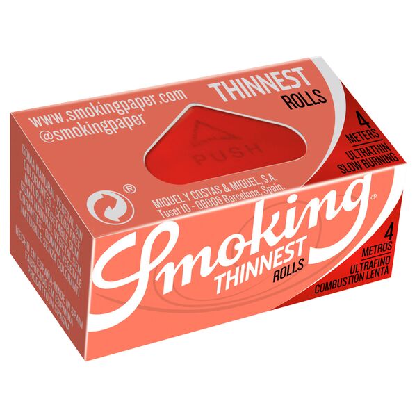 Smoking Thinnest Rolls Zigarettenpapier