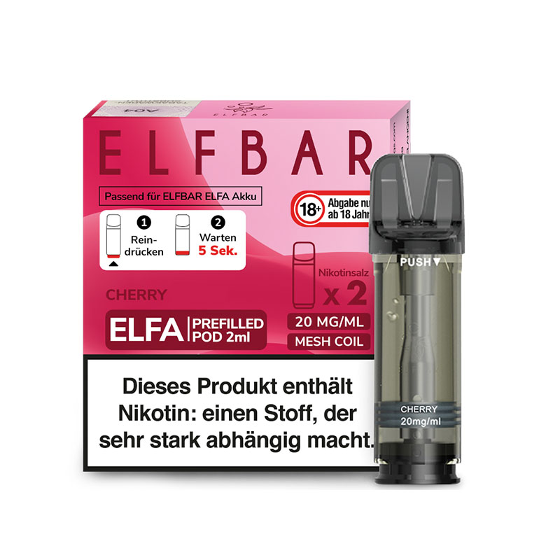 Elfbar Elfa Pods Cherry - 20mg Nikotin