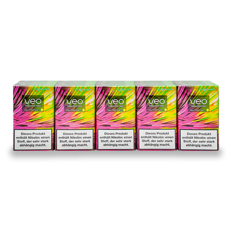 Veo Sour Pink Twist Sticks Stange
