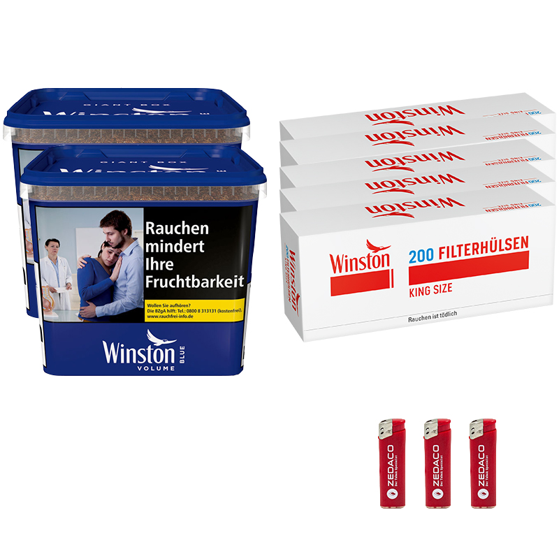 Winston Volumentabak Blue Giga Eimer Aktion Large