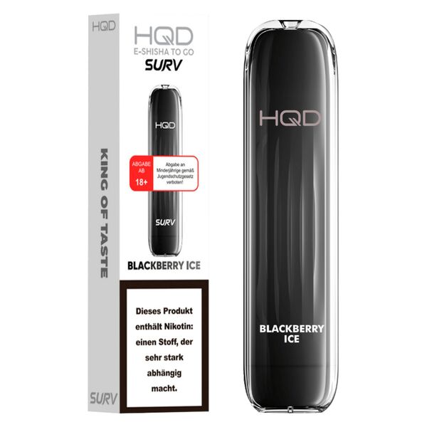 HQD Einweg E-Zigarette Surv Black Ice 18mg jetzt kaufen HQD Einweg E-Zigarette Surv Black Ice 18mg jetzt kaufen