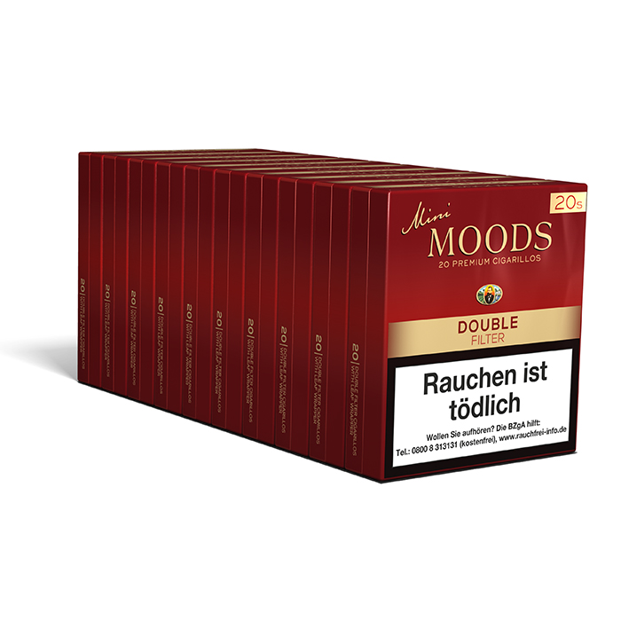 Dannemann Mini Moods Double Filter 20er Zigarillos Gebinde