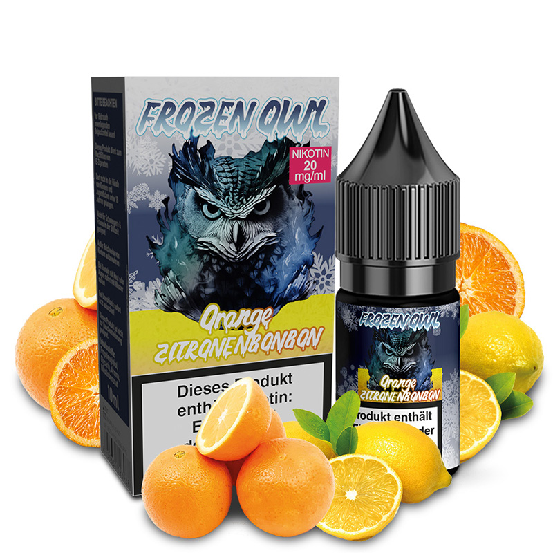 Frozen Owl Orange Zitronenbonbon 20mg Nikotinsalz Liquid