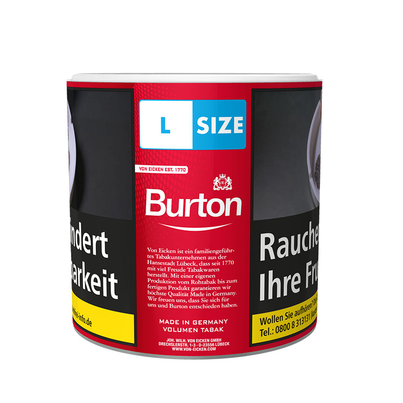 Burton Red Volumentabak Dose Small