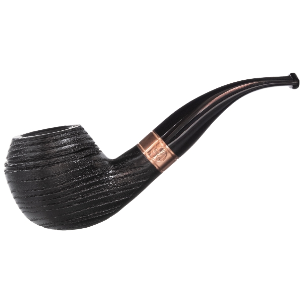Rattray Distillery G Black Half-Bent Rhodesian Pfeife