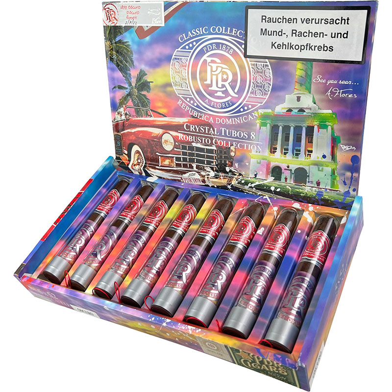PDR 1878 Oscura Robusto Crystal Tube Zigarren Kiste
