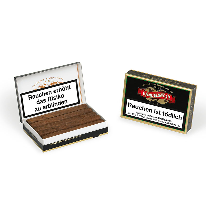 Handelsgold Brasil Zigarillos Schachtel