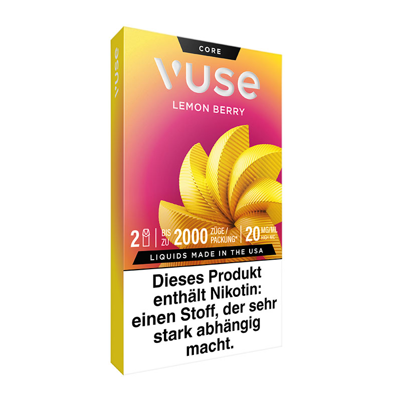 Vuse Pro Caps Lemon Berry 20mg Liquidpods Side