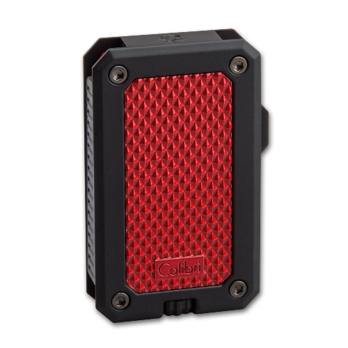 Feuerzeug Jet Colibri Rally schwarz rot