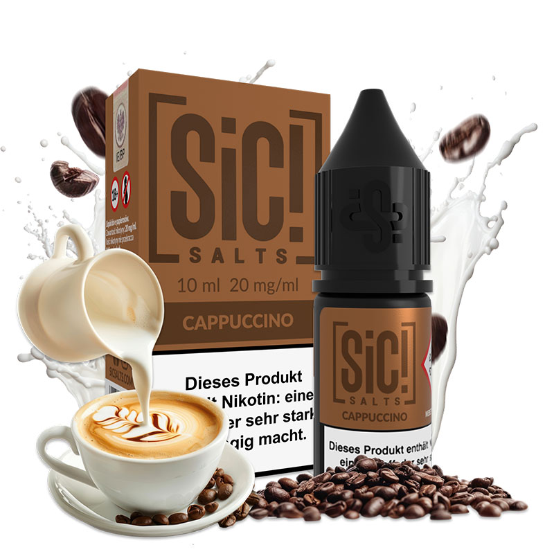 SiC! Salts Cappuccino 20mg Nikotinsalz Liquid