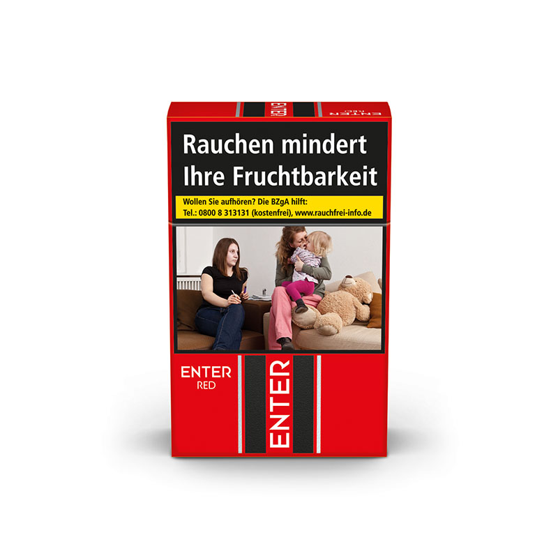 Enter Red Zigaretten Packung