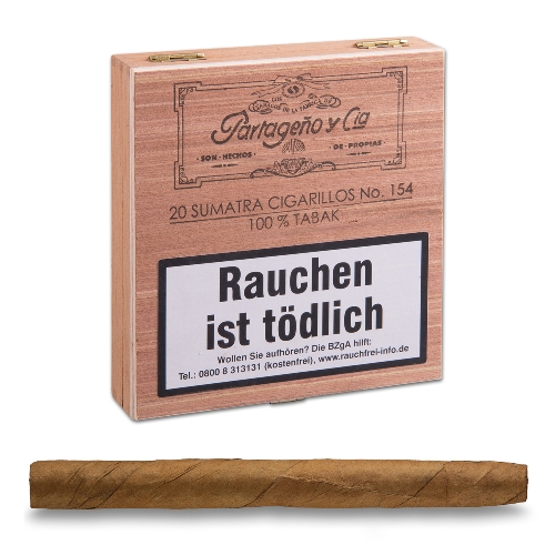 Partageno 154 Sumatra Zigarren Kiste