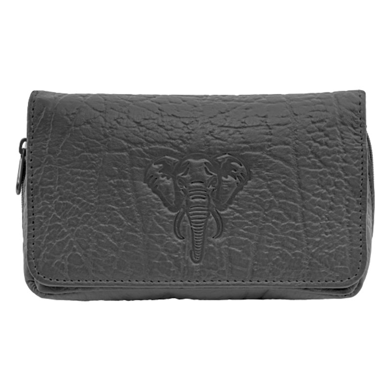 White Elephant Loxo Leder Grau 2er Pfeifentasche