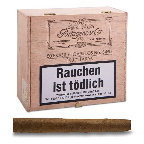 Partageno Zigarillo 3450 Brasil 50er Kiste