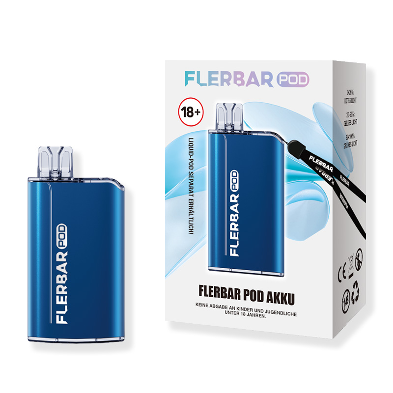 Flerbar Blau Akkuträger Device