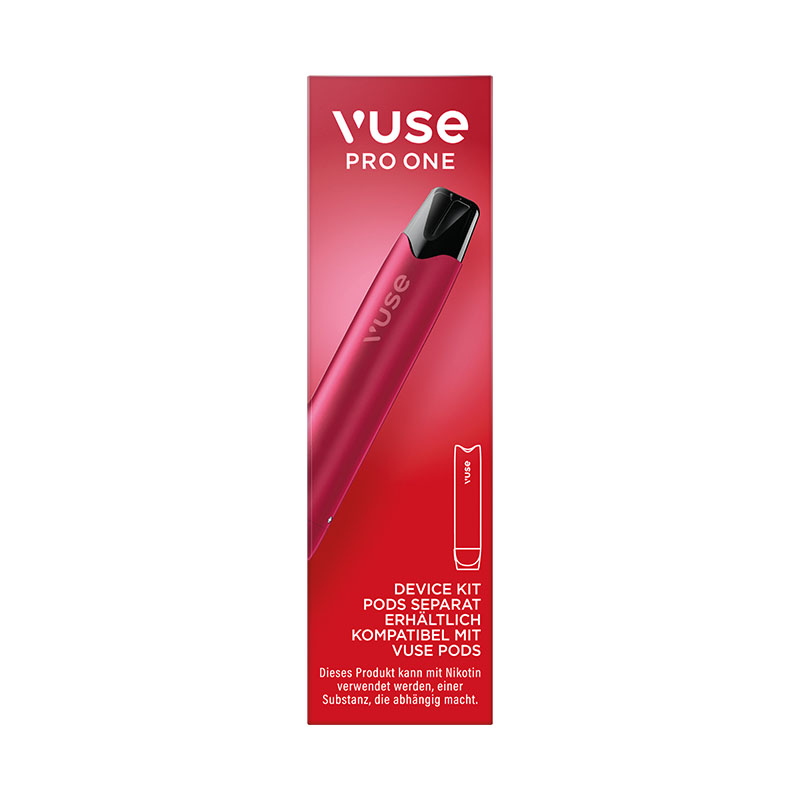 Vuse Pro One Device Pen Red E-Zigarette Verpackung