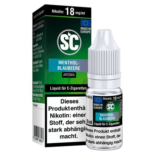 SC Menthol Blaubeere 18mg Nikotinsalz Liquid