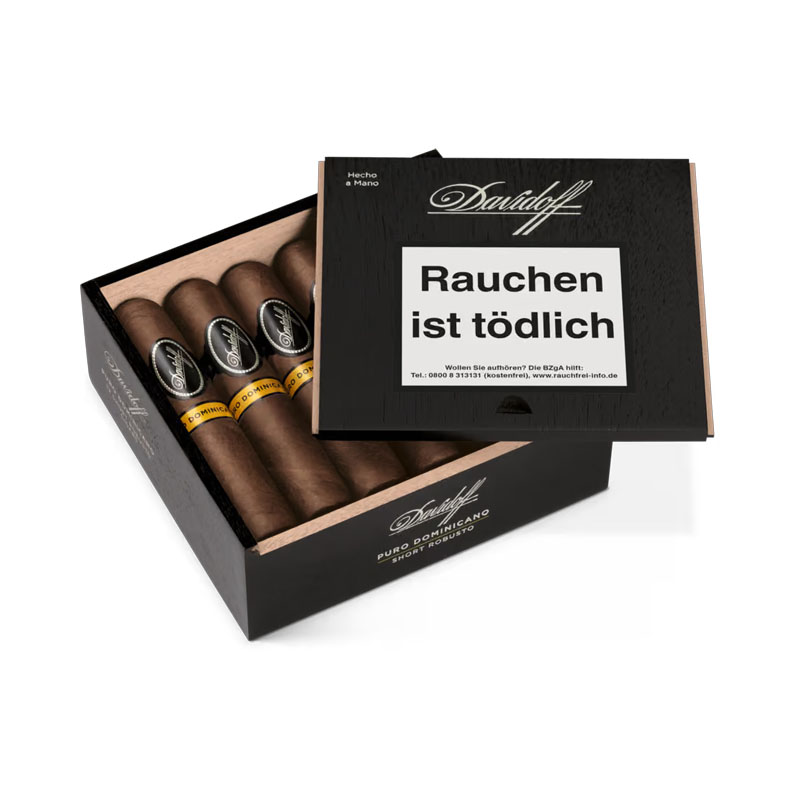 Davidoff Puro Dominicano Short Robusto Zigarren Kiste