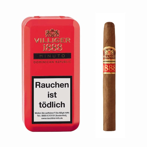 Villiger 1888 Minutos Zigarren 8er Schachtel